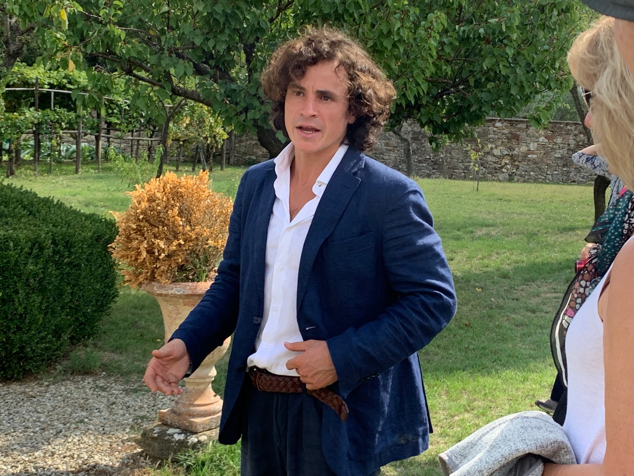 Tuscany Docent in Garden