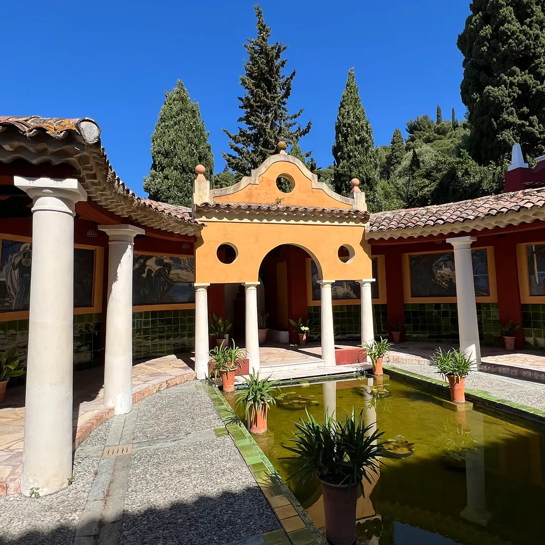 Le Colombières Patio Pool – Photo by David Laws